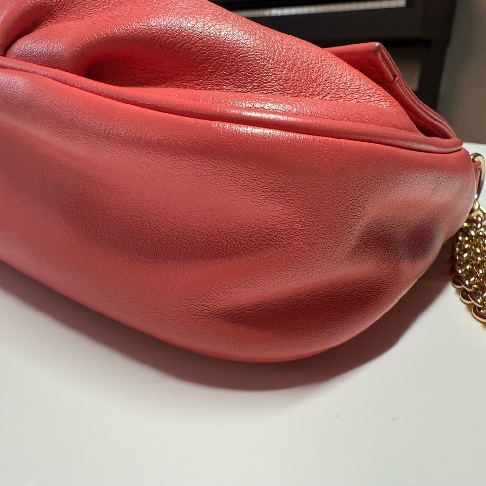 Fendi Pink Leather Fendista Crossbody Pochette - Picture 8 of 10